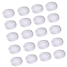  20pcs caisse claire muet pad