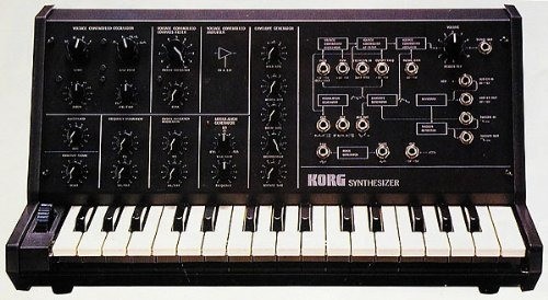 Vintage analog synthesizer - vintage,