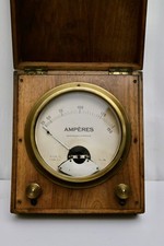 AMPEREMETRE ANCIEN 25 À 150 AMPÈRES