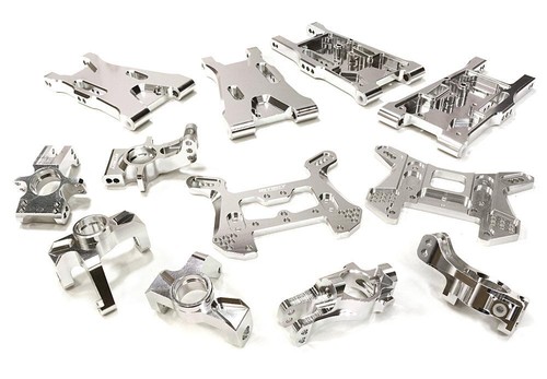 Silver billet machined - silver,