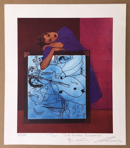 Lithographie originale dromik - lithographie,