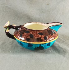 TRES BEAU POT A LAIT EN EMAUX DE BORDEAUX JULES VIEILLARD 19 EME