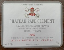 Étiquette Château Pape