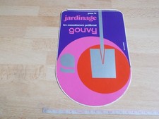 Autocollant vintage Jardinage