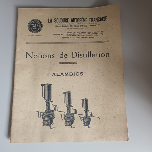 Ancien traité distillation - ancien, de