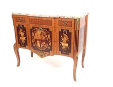 X4721 Rare Commode Marquetée