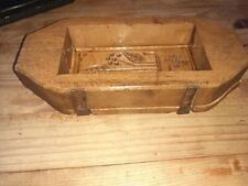 Ancien moule à beurre en bois