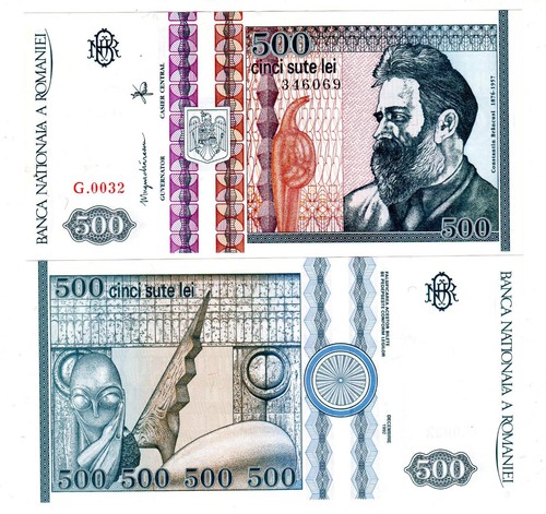 Roumanie romania billet 500 - roumanie,