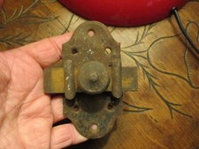 Ancien Solide Verrou Fer de Protection Cambriolage à Porte Portail Volet Fenètre