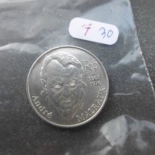 MONNAIE DE 100F andré MALRAUX EN ARGENT MASSIF 900% lot 7