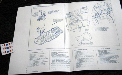 Dinky toys repro notice 1435 - repro,