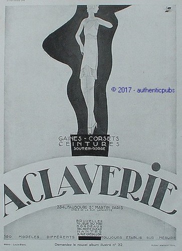Publicite claverie gaine - claverie,