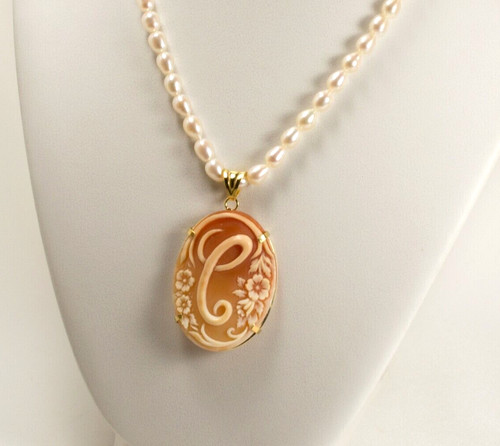 Collier perles pendentif - collier, de