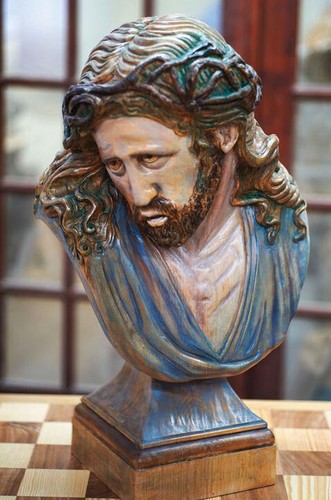 Sculpture christ bois - sculpture, du