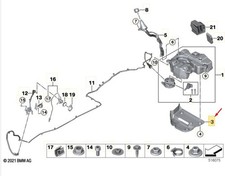 BMW X1 U11 SCR Reservoir Cover