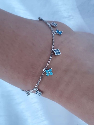Bracelet cheville argent - bracelet,