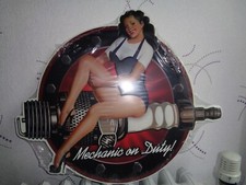 TOLE METAL PIN UP BOUGIE 49 X