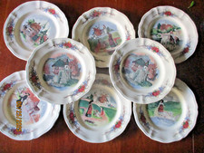  Lot de 8 assiettes a dessert