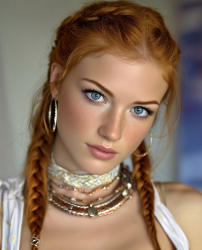 8x10 elegant female portrait - 8x10,