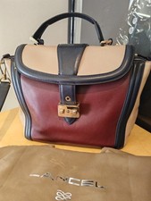 French Chic Lancel Leather Bag Josephine Made in Italy 