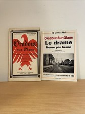 Lot 2 Livres 2é GUERRE MONDIALE  -ORADOUR SUR GLANE- Naz*