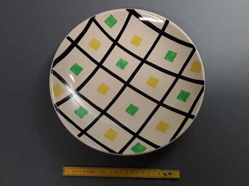 Ancien grand plat - , céramique
