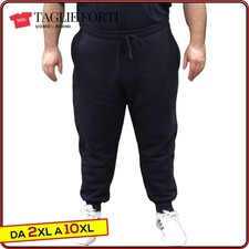 Men's Tracksuit Bottoms PLUS SIZES Cotton Fleece with Maxfort Cuff from 2XL to 1