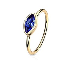 Piercing nez anneau pliable