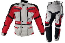 Combinaison Complet Moto Veste Pantalon Homme Femme 4 Saisons Protections 3 Plis