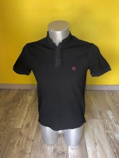 joli polo slim noir col mao