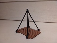 PLAYMOBIL PIÈCE 3550/BATEAU PIRATES VINTAGE 1er GÉNÉRATION PANIER POULIE