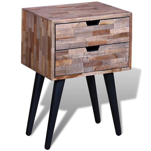 Table chevet avec - 2, tiroirs