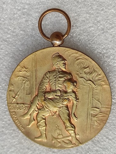 Superbe medaille thème sapeur - medaille,