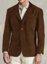 Blazer En Suède Marron