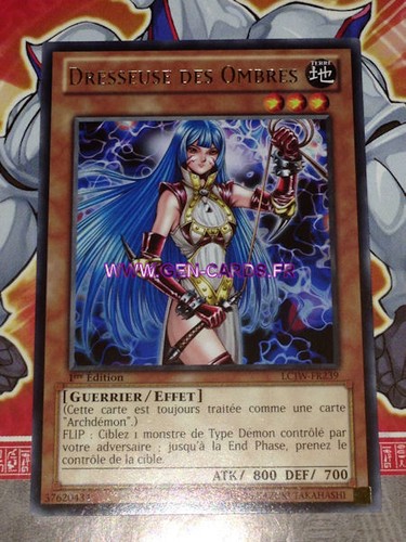 Carte dresseuse des - yu, oh