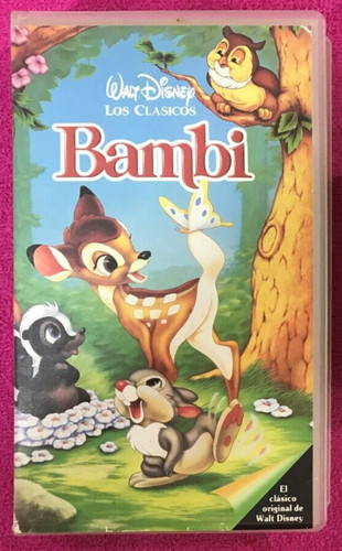 Bambi vhs cinta tape - vhs,
