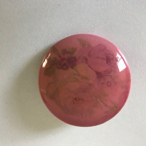 Broche ronde emaillee - ronde , emaillee 