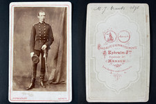 Ephraïm, Arnhem, Militaire M. J. Brands Vintage cdv albumen print CDV, tirage 