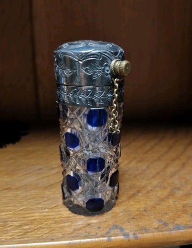 Ancien flacon parfum sels - flacon, sac