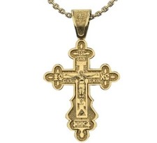 Pendentif croix à trois