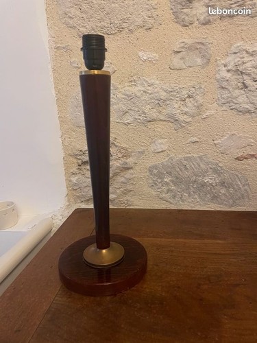 Pied lampe bois - lampe,