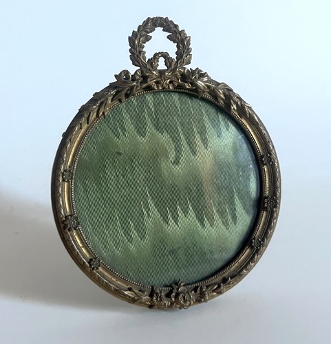 Petit cadre rond bronze - cadre,