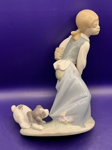 Figurine lladro chien - chien, coquin