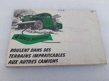 1950 Brochure Camion Truck WILLYS OVERLAND JEEP HURRICANE : dépliant FR