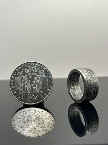 Bague pièce monnaie 100 - de,