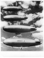 PHOTO  Avion    Dim : 24/18cm  DIRIGEABLES  US NAVY