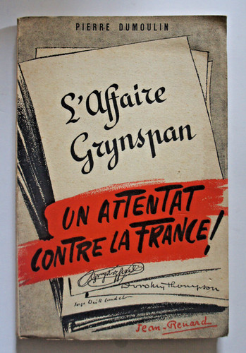 Affaire grynspan un - l'affaire, grynspan.