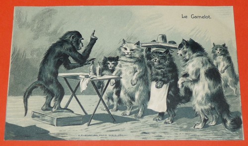 Cpa carte postale - carte, kf