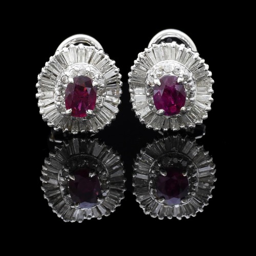 Boucles oreilles red heart - d'oreilles,