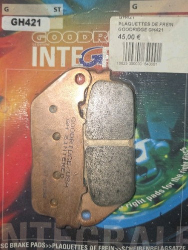 Plaquettes frein goodridge - de,